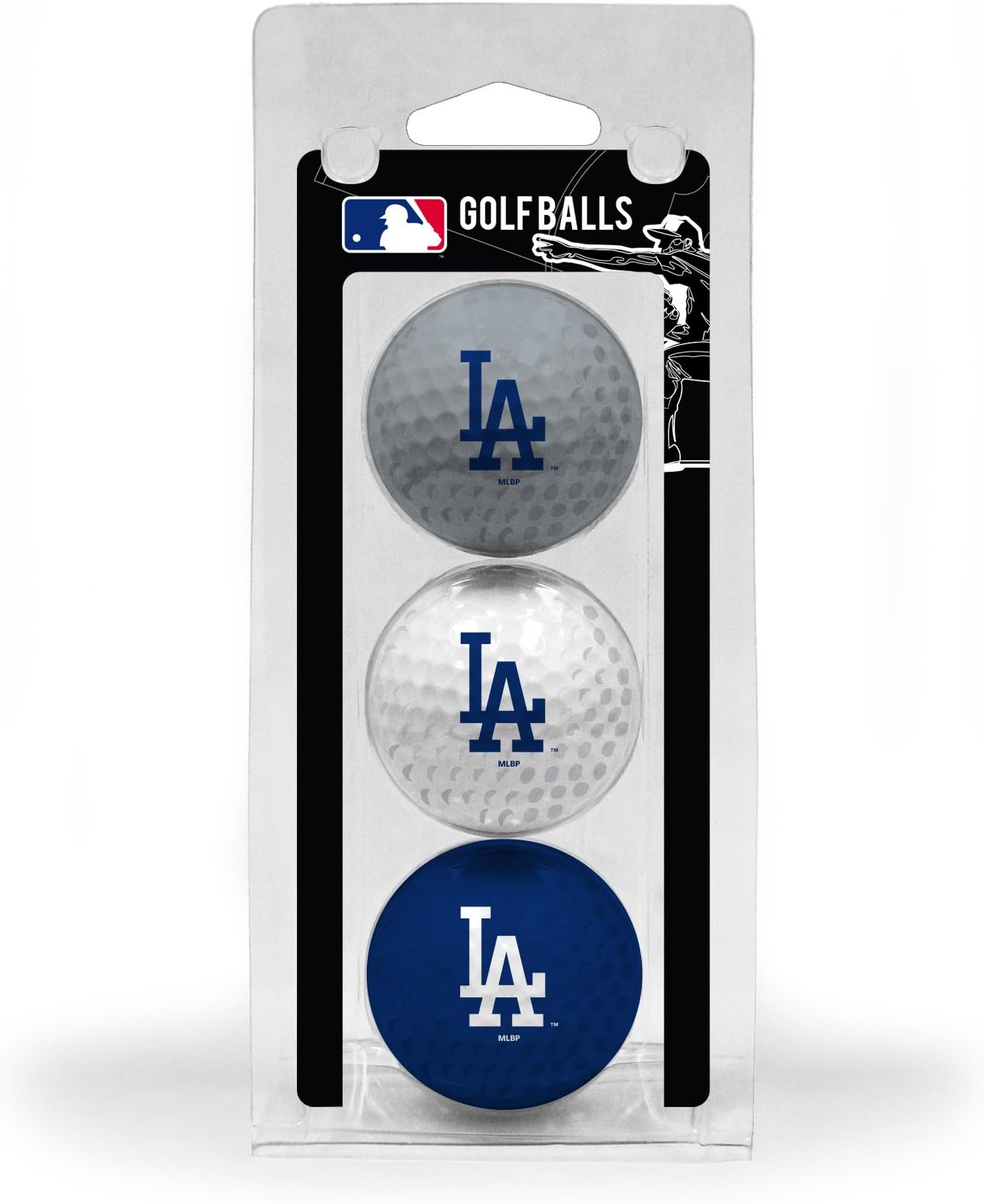 Team Golf MLB Regulation Size Golf Balls, 3 Pack, Full Color Durable Team Imprint
