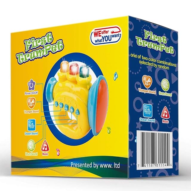 Foto 5 de 7 de Trompeta de Juguete para Bebés con Luces y Sonidos