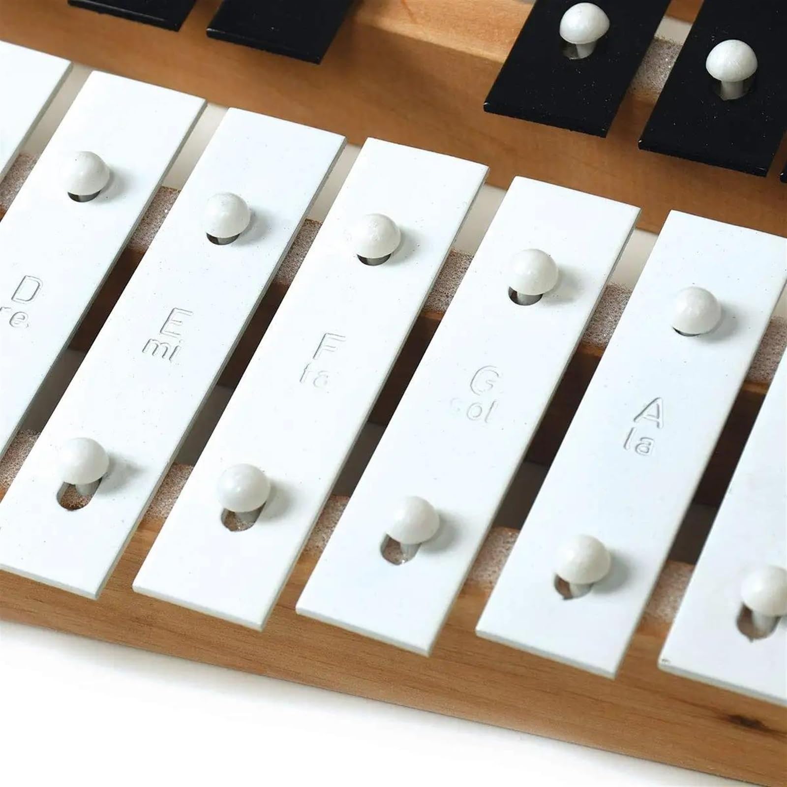 Xylophone Xylophone Professionnel En Bois Instruments De Percussion Xylophone Avec 25 Notes(Black)