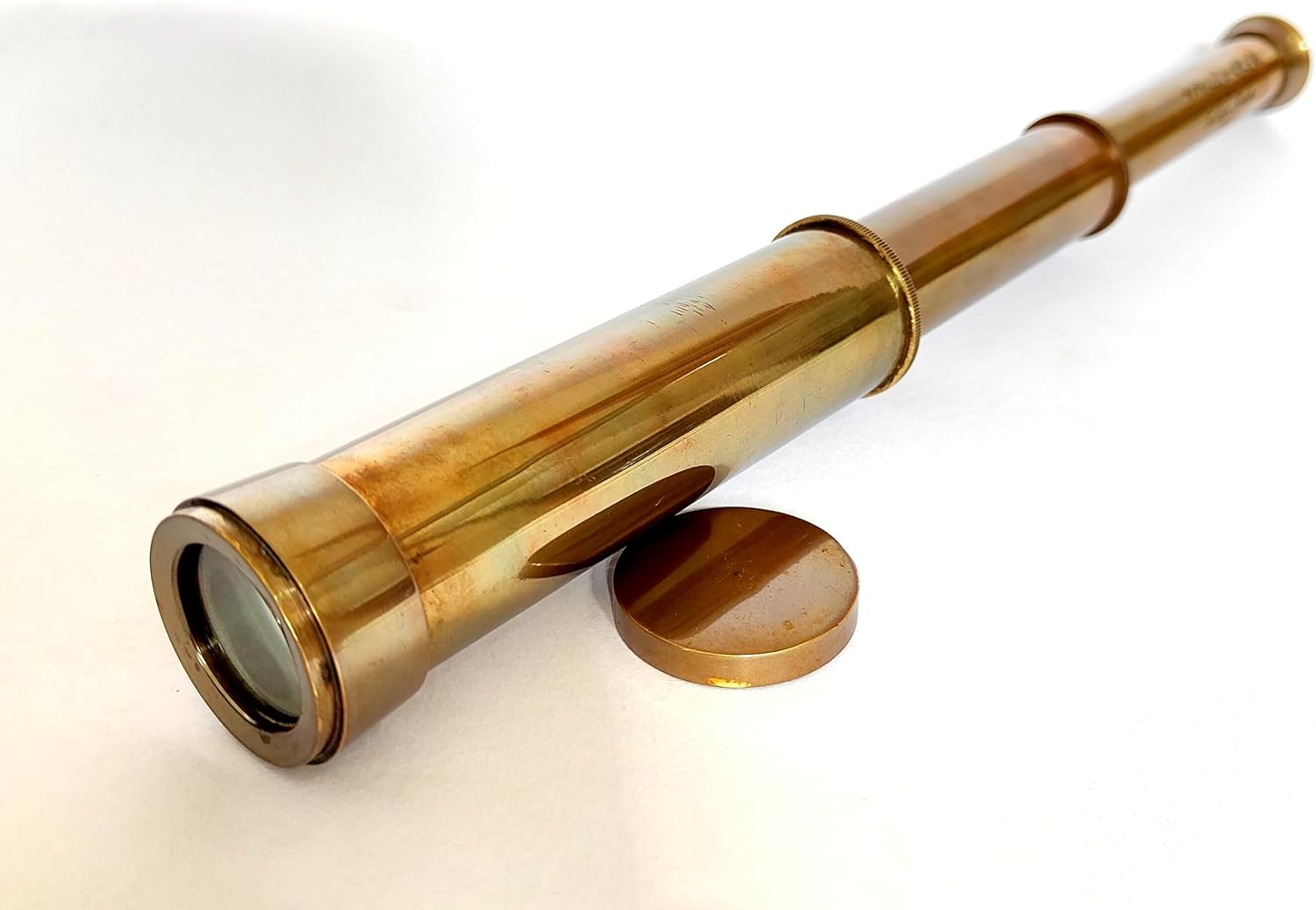 Marine Victorian Telescope 12 Inch Handheld Pirates Movie Antique Telescope Nautical Spyglass Brass Telescope