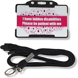 Hidden Disability Medical Alert ID Card - Lanyard - Disability Awareness