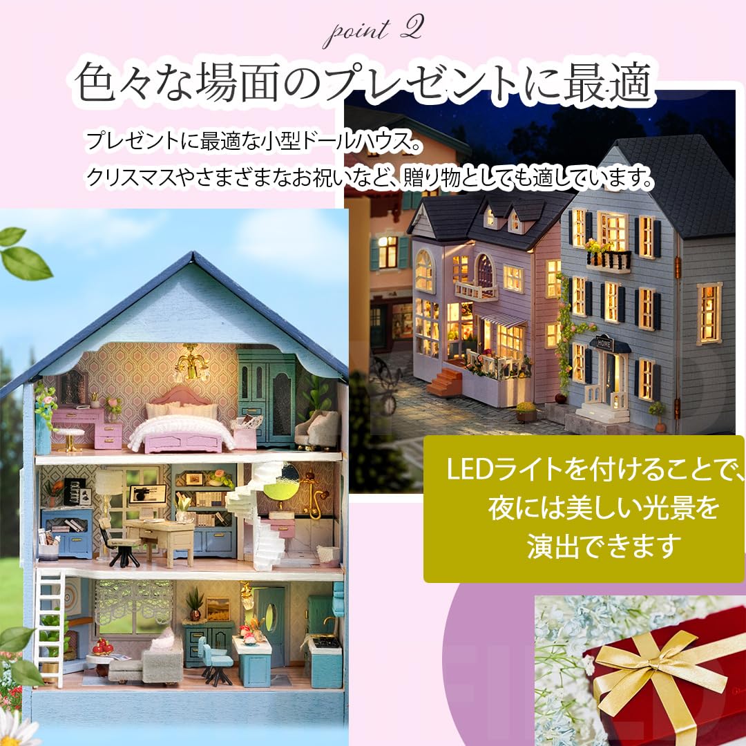 Amazon | TOMMYFIELD ドールハウス ミニチュア キット ミニチュア