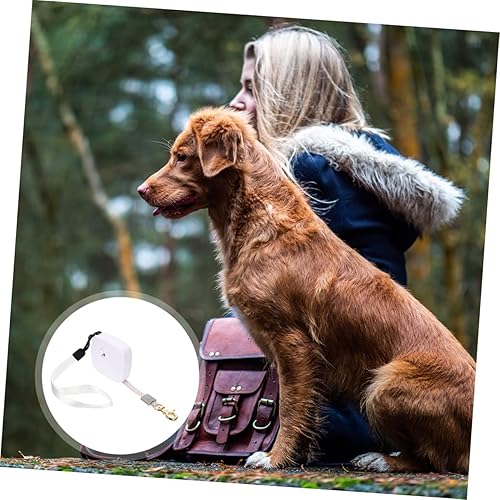 Miniatura 6 de Correa retráctil de 6.6 ft para perro, cordón automático para caminar, freno de una sola mano para perros, gatos y mascotas pequeñas