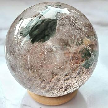 ガーデンクォーツ 苔&虹入りスフィア 49mm ガーデンクォーツ 苔&虹入りスフィア 49mm 【公式通販】