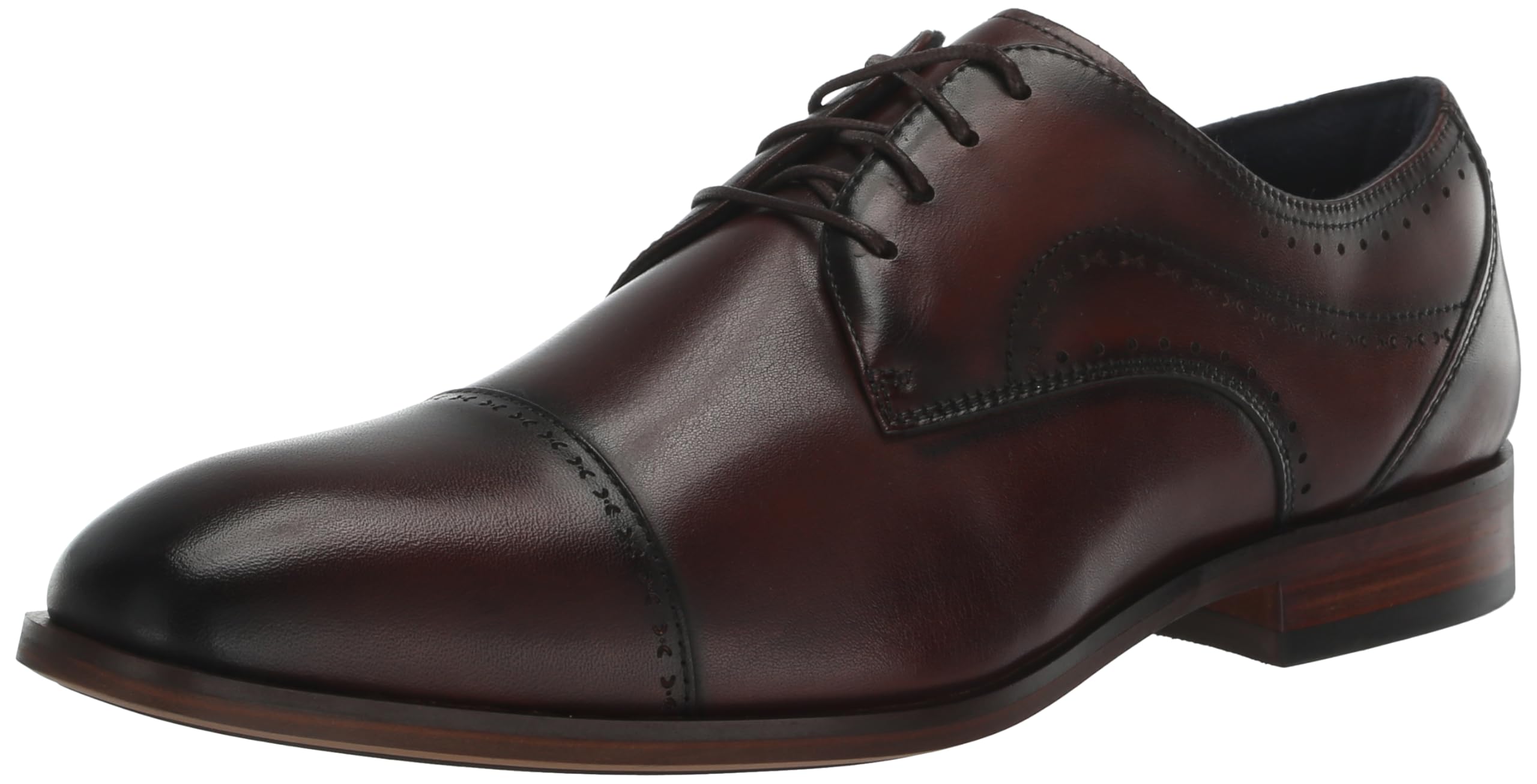 Stacy Adams Mens Bryant Cap Toe Lace Up