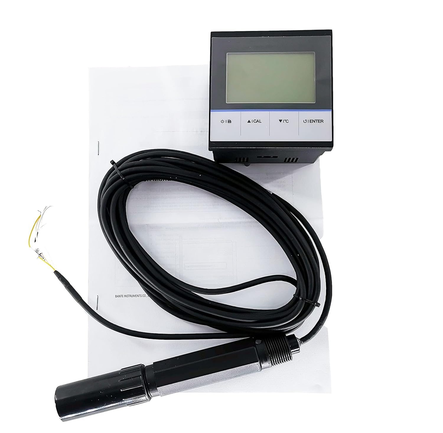 Dissolved Oxygen Meter Online Oxygen Gauge Meter Tester Measuring Equipment with Dissolved Oxygen Range 0.0 to 20.0mg/L Resolution 0.1mg/L