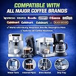 True Fresh café machine nettoyant descaler comprimés paquet de 25 Enlève les chauxclae et les accumulations minérales compatibles avec l'espresso keurig et toutes les grandes marques (25, Boîte de 25)
