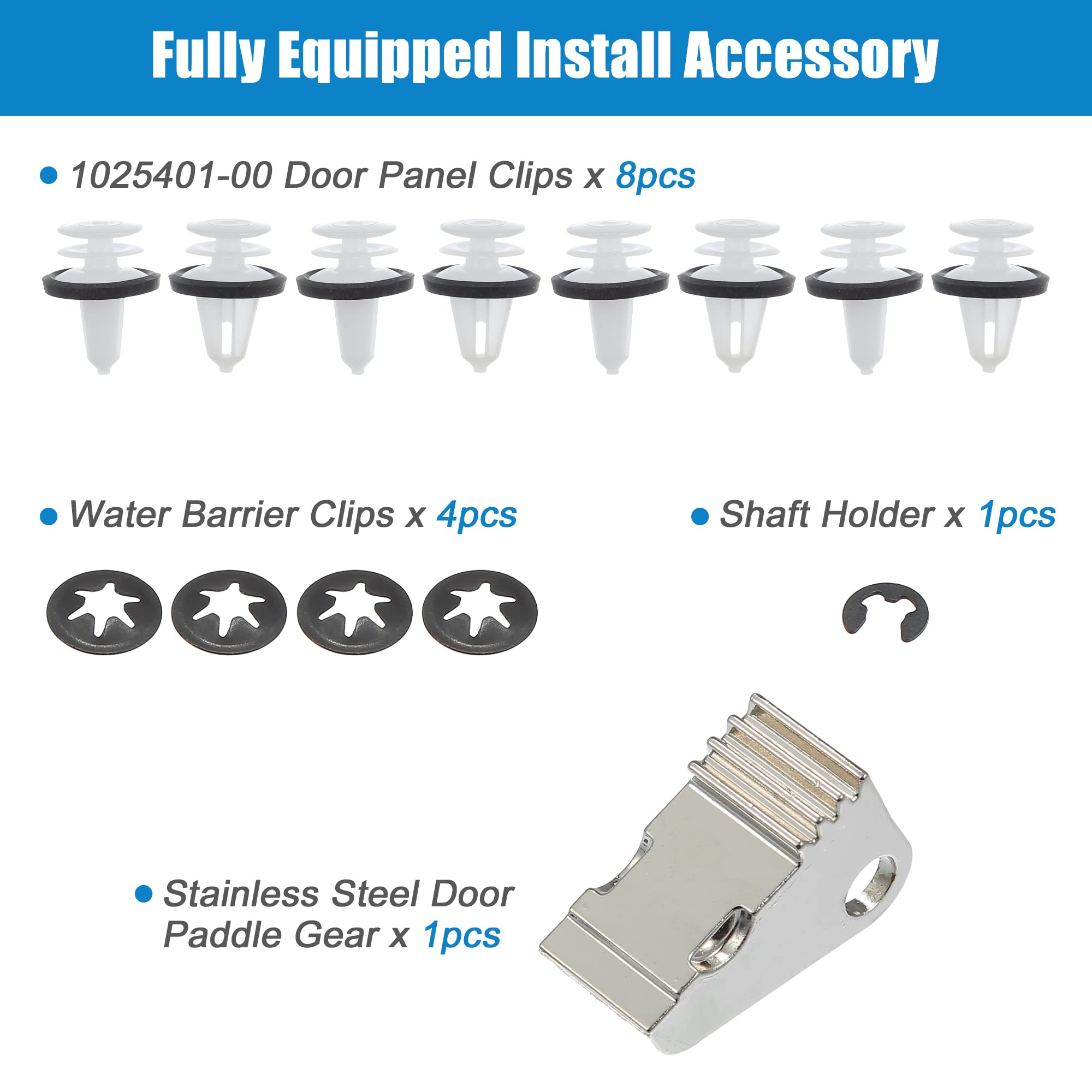 X AUTOHAUX 1 Juego Mango Actualizar Kit Reparación 1016009-00-B para Tesla Modelo S