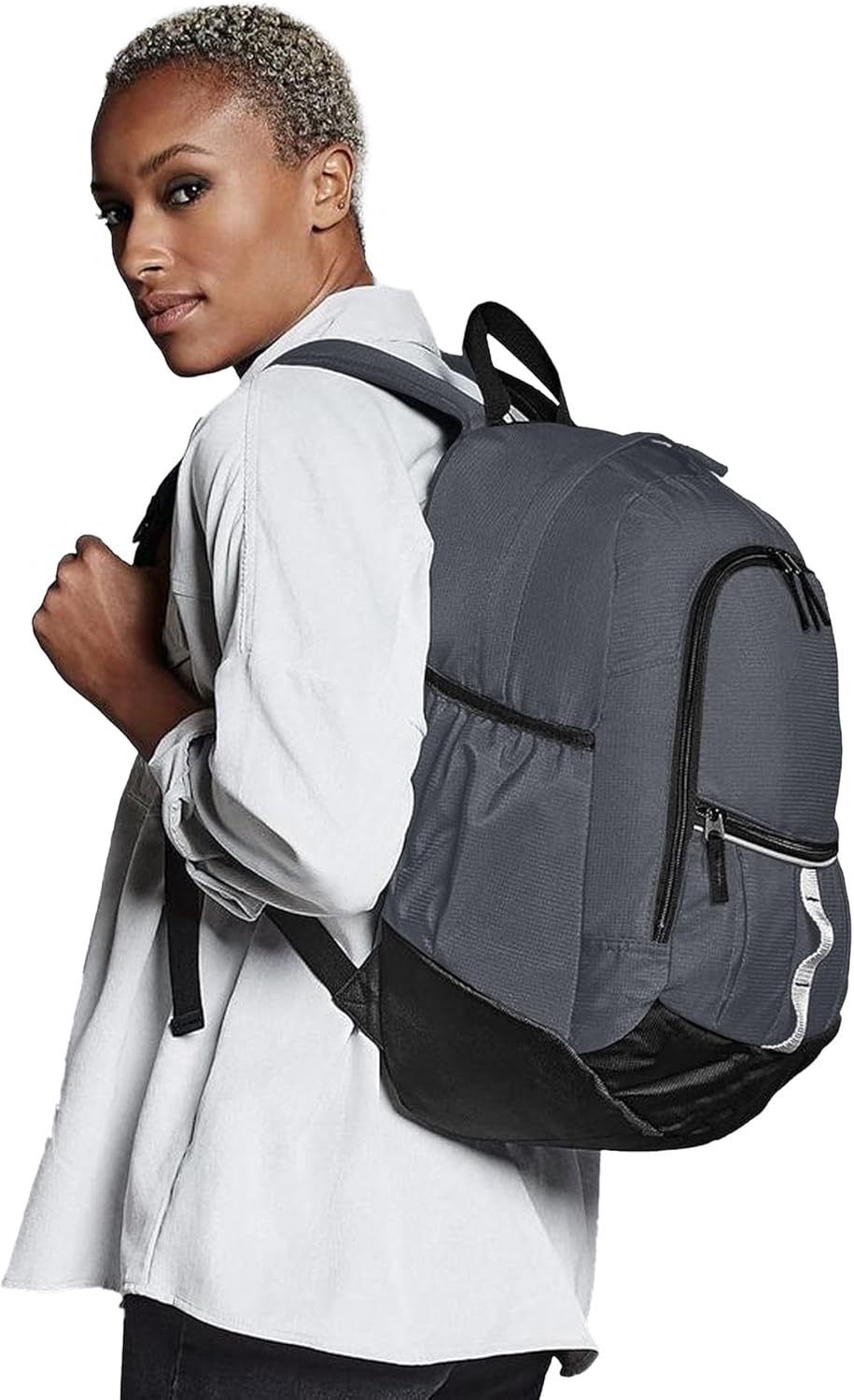 Quadra Unisex All Purpose Pursuit Backpack (QD57) - Tough Rucksack Hiking Bag - French Navy