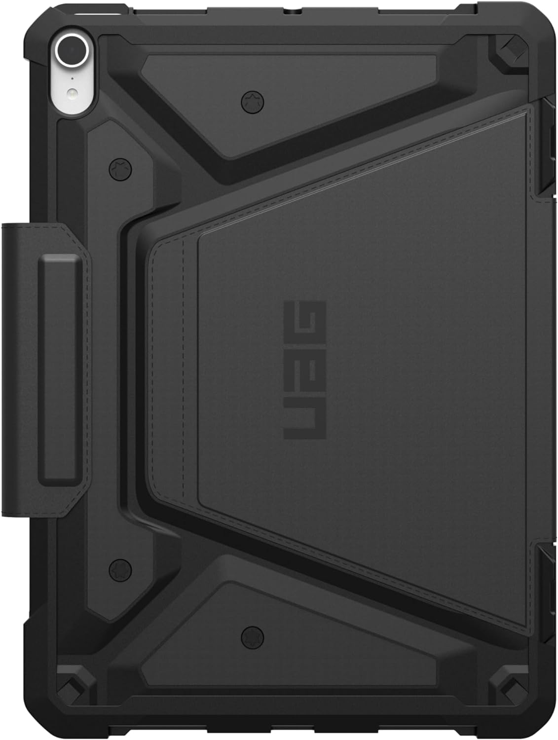 URBAN ARMOR GEAR UAG Designed for iPad Air 11" Case M4/M3/M2 2024-2026 - Rugged Auto Sleep/Wake Folio Cover w/Pencil Holder & Multi-Angle Adjustable Stand, Metropolis SE Black