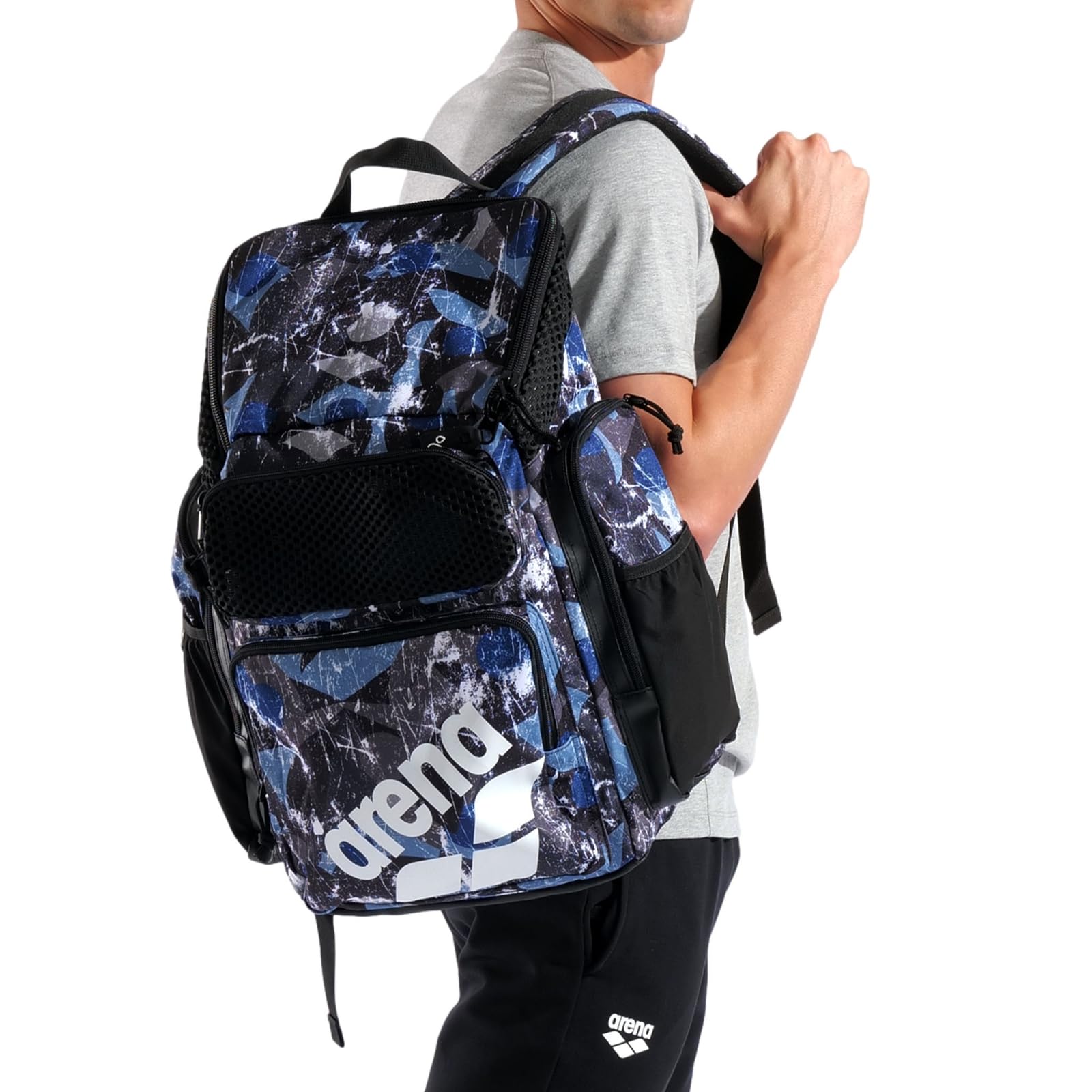 Amazon.com: ARENA One Go Backpack 45 Liters Swimmer Athlete Daypack Large Size Equipment Swim Bag : Sports & Outdoors