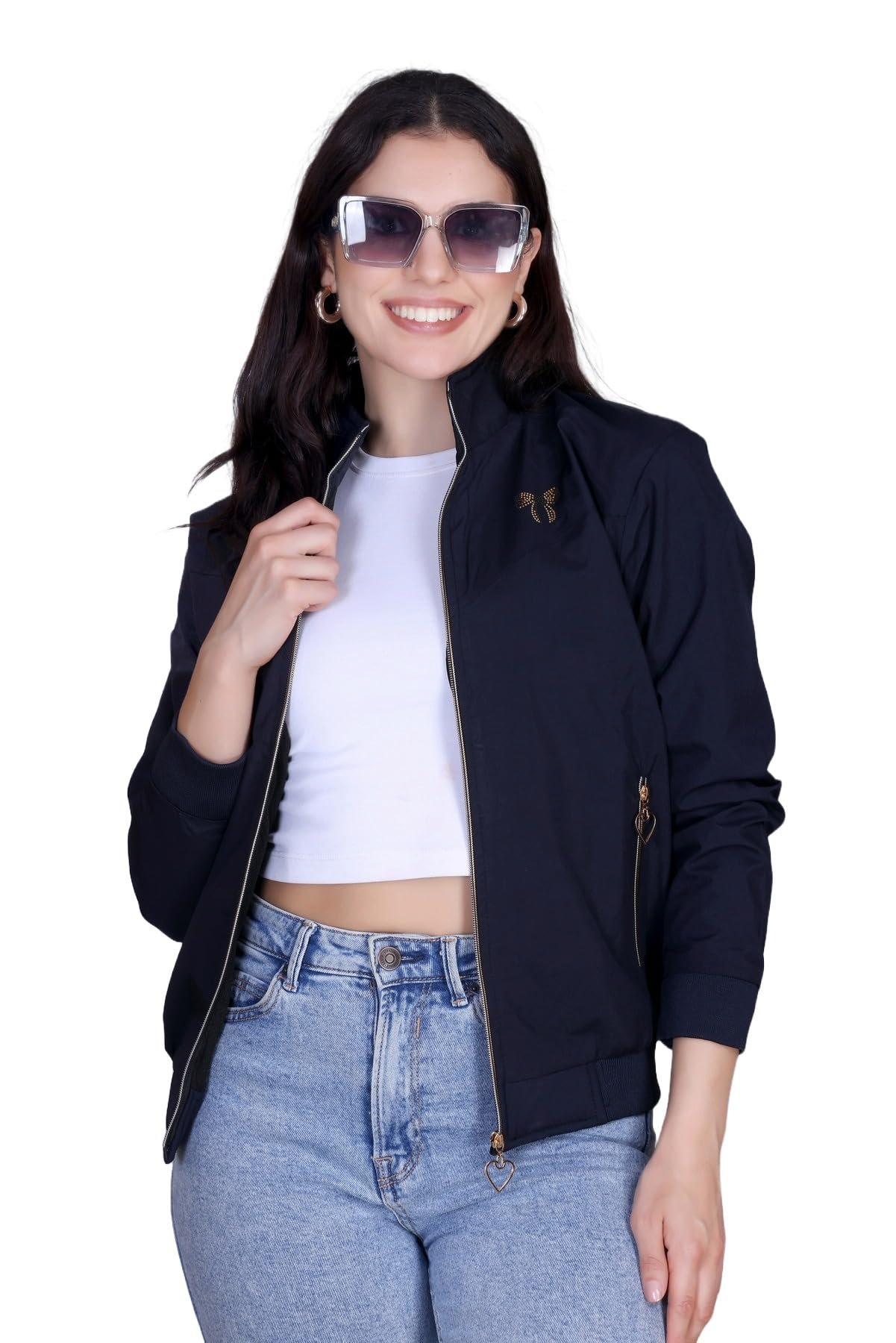 ekools Women's Winterwear Nylon Fullsleeves Jacket (Jack04)-picture-46