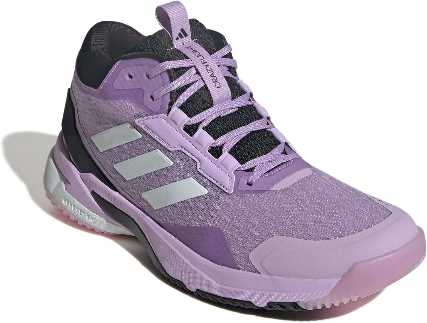 adidas Women's Crazyflight 6 Mid Top, Powder Plum/Zero Metallic/Black, 5.5