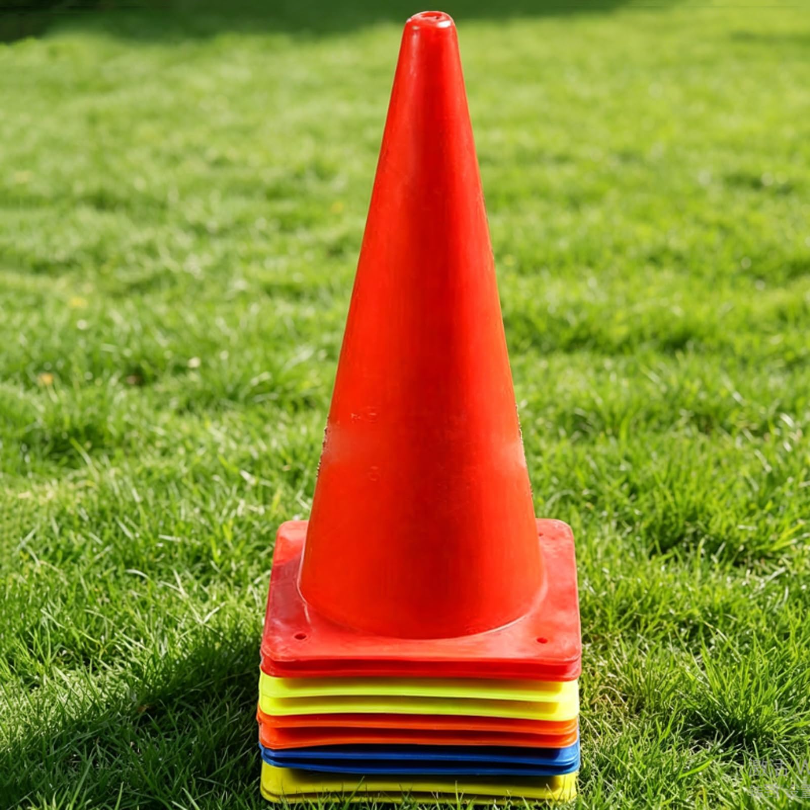 Cinesini per Allenamento Calcio,Cono di Traffico in Plastica,Coni da Allenamento per Calcio,Coni di Segnalazione,Multiuso,Flessibile,per Allenamento Calcio,attività,Gioco,Addestramento