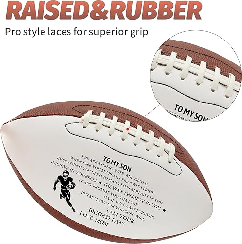 Miniatura 3 de Regalos de noche para hijo, regalos de noche de fútbol para adultos mayores 2026, cumpleaños de hijo de parte de mamá, fútbol grabado para