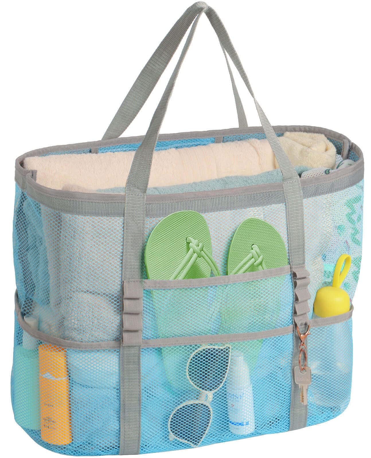 iminuo Mesh Beach Bag Vacation Essentials - travel totes | Mubboo