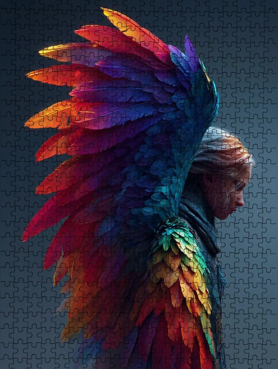 Puzzle 5000 Pezzi, Jigsaw Puzzle per Adulti, Ala Donna BLQSBGA6-365 | Puzzle Classici, Impossibile Difficile Sfidanti Puzzles, Puzzle Decorativo per La Famiglia, Come Regalo e Decorazione Pareti