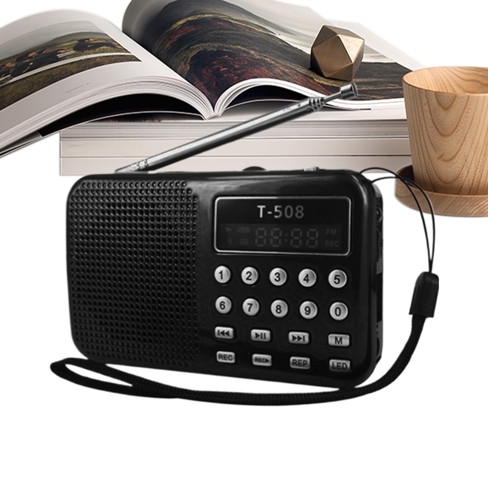 Radio AM/FM portable avec haut-parleur pour briser le silence - 8