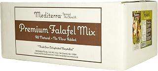 Mediterra Premium Gluten-Free Vegan Falafel Mix - 22 lbs Yields 1300 Balls or 168 Burgers, Restaurant Favorite