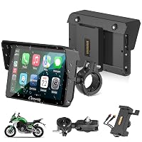 CARPURIDE W502S Pro Schermo CarPlay Moto 5" Android Auto Bluetooth