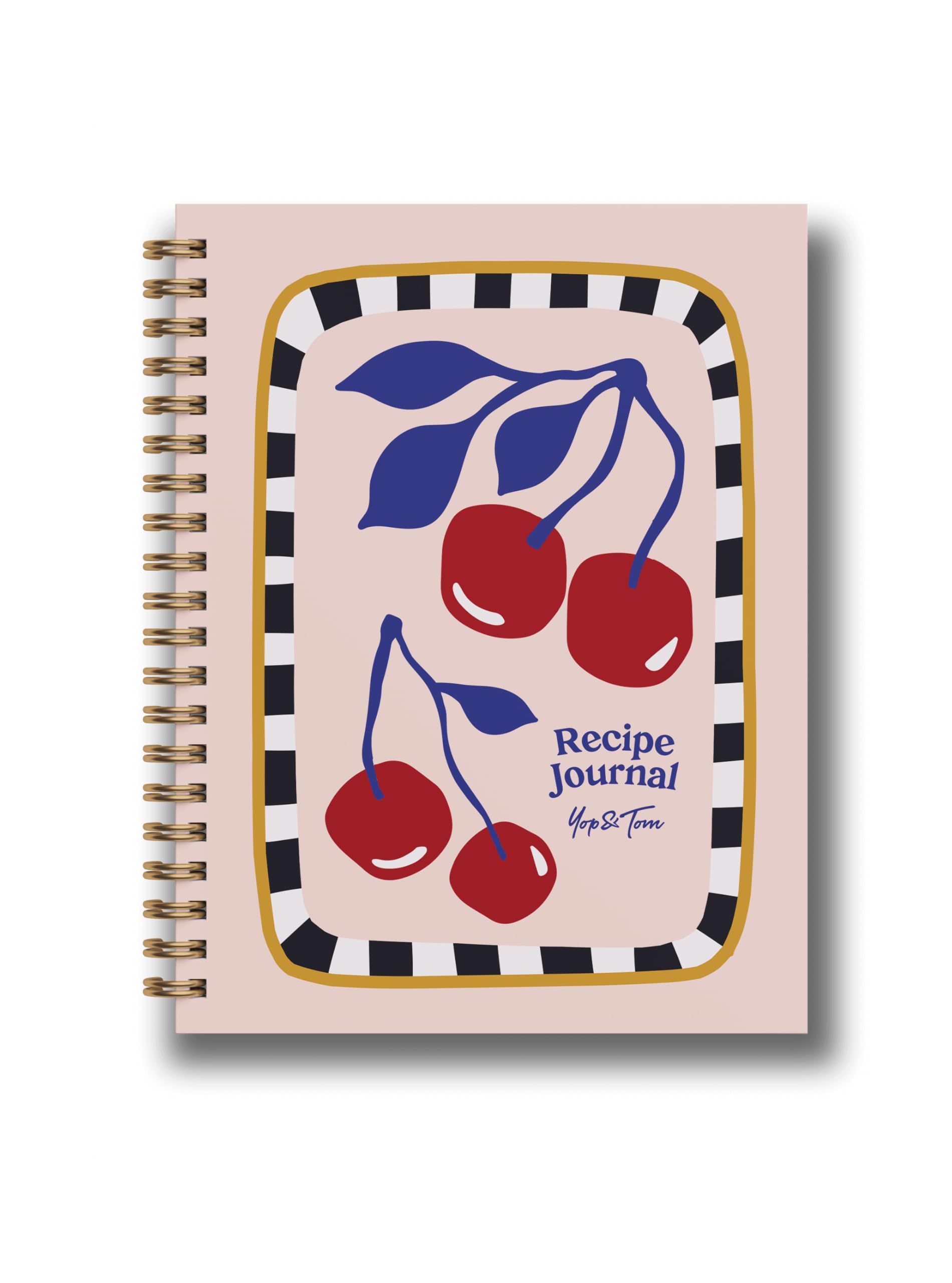 Recipe Journal (A5) - Write Your own Recipe Book (Cherries)
