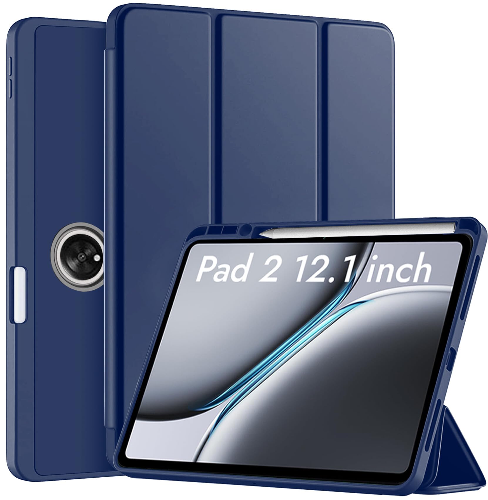 Robustrion Cover Case for OnePlus Pad 2 12.1 inch Cover - Navy
