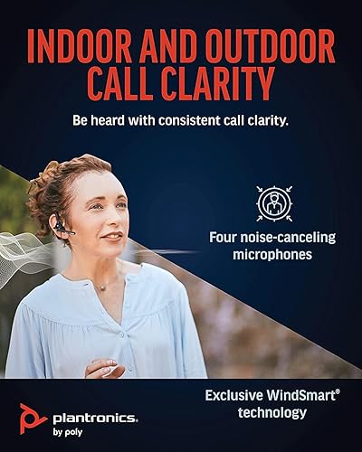 Miniatura 6 de Plantronics by Poly Voyager 5200 UC - Auriculares inalámbricos y estuche de carga - Auriculares Bluetooth de un solo oído con micrófono de