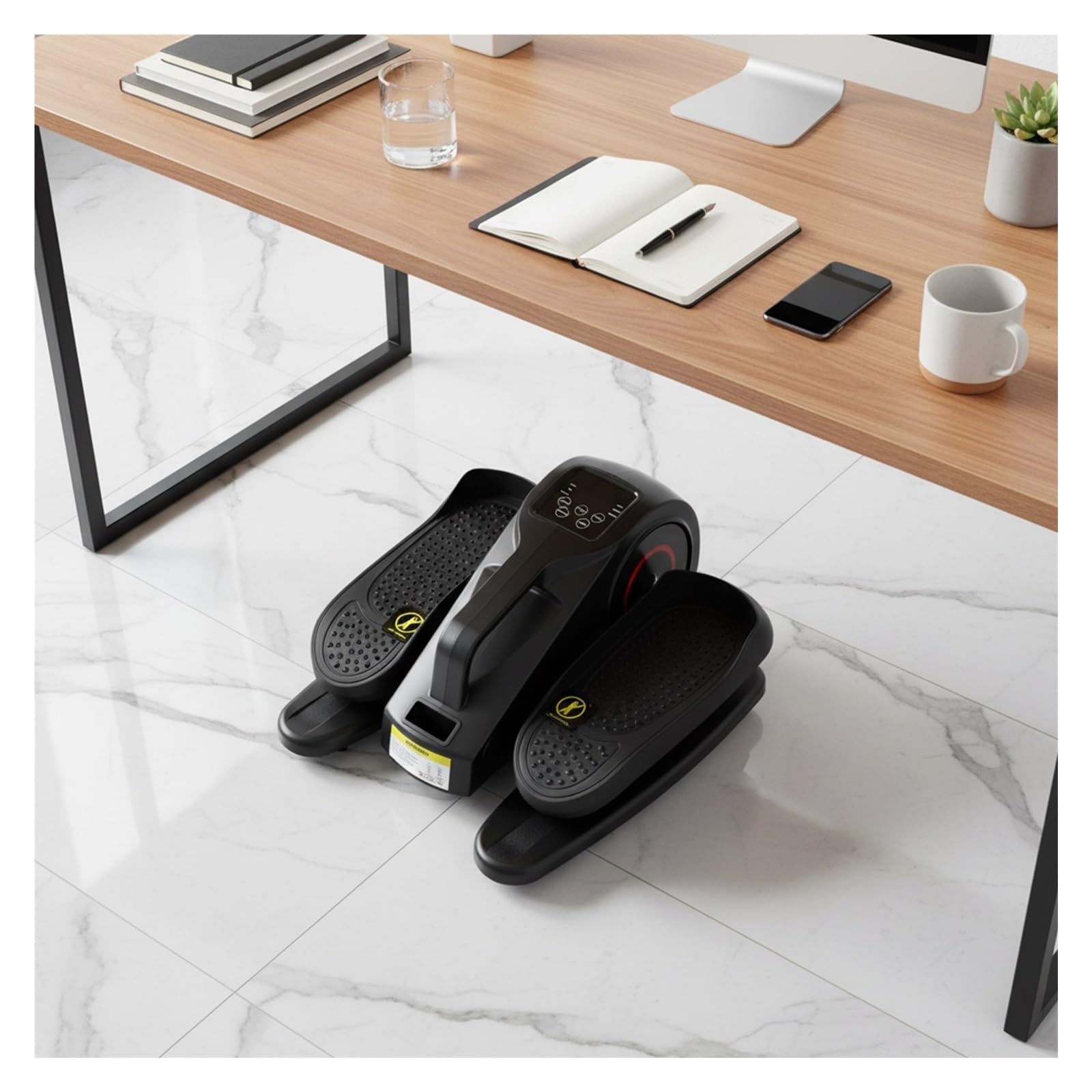 Mini Rower Treningowy Do Ćwiczeń Nóg Nogi Eliptyczny Trenażer Pedałów Urządzenie Treningu Rowerowych Stepper W Biurze I Domu Cicha Praca, łAgodzi ZmęCzenie