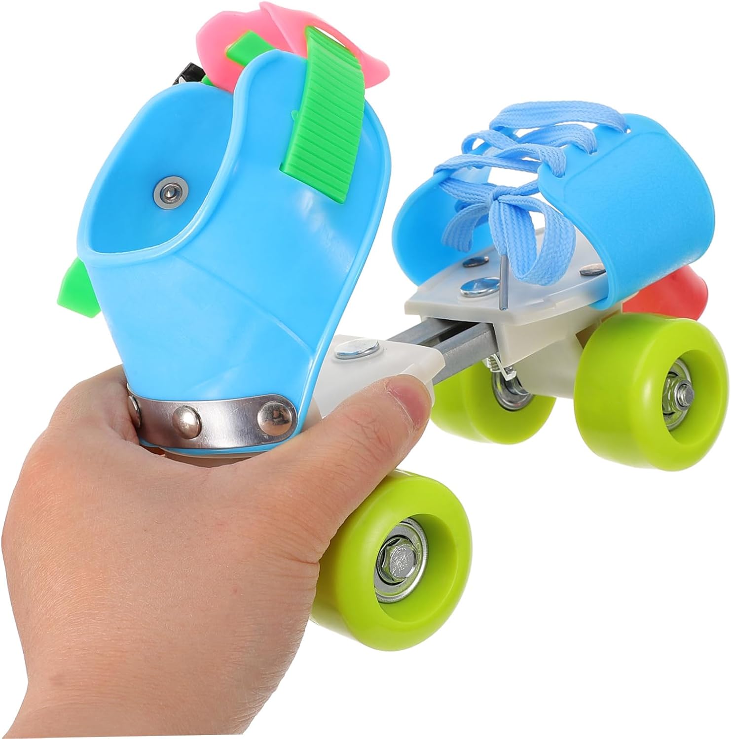 Adjustable Roller Skates for Boy Girl Protective Training Skating Shoes Use Four-Wheel Design for Stability and Easy Control for Beginners