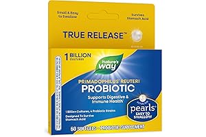 Nature's Way Primadophilus Reuteri L. Reuteri Probiotic Pearls: Digestive and Immune Health