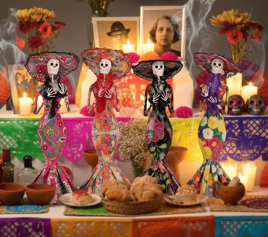 El Dia de Los Muertos Ofrenda La Catrina Deluxe Kit