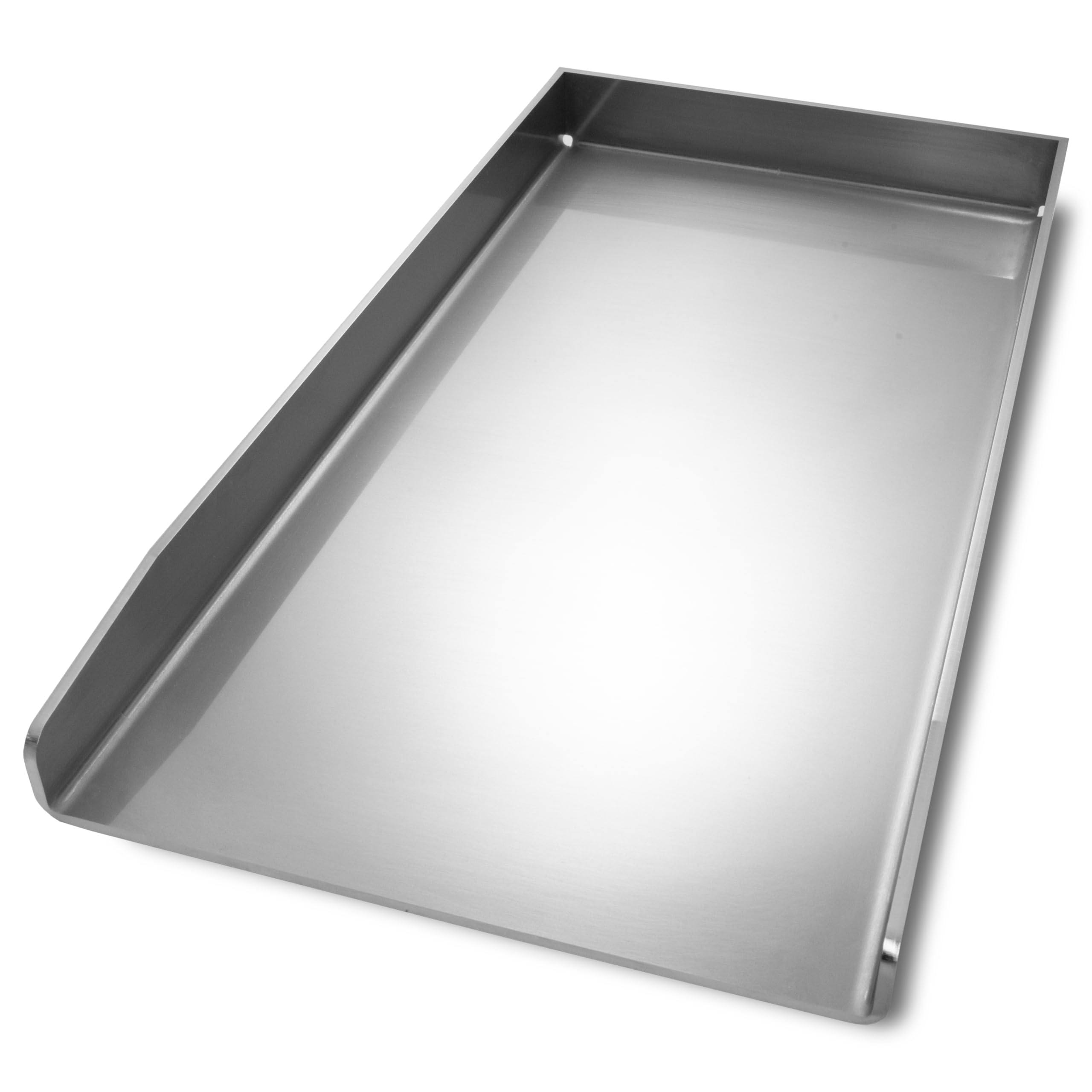 Plancha Edelstahl Grillplatte - passend für Burnhard Fred - Medium 41,5x23,5cm | 4mm Massiv
