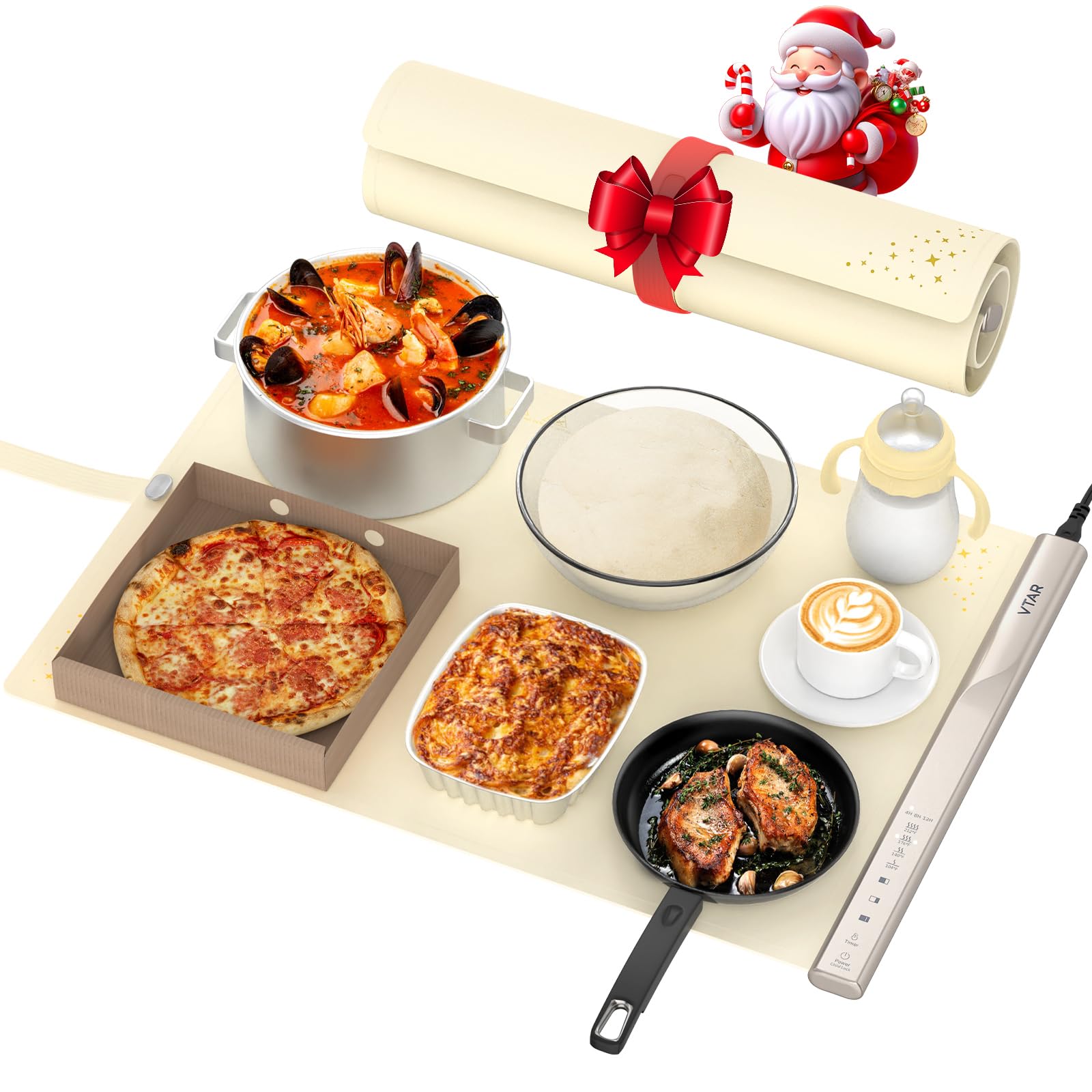 Tapis chauffant électrique portable Hot Logic pour maintien au chaud de buffet