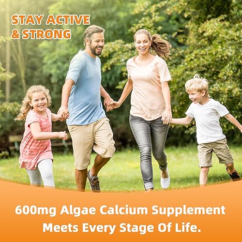 Miniatura 7 de Gomitas de calcio y magnesio para adultos y niños, suplementos de calcio de algas veganas masticables sin azúcar para mujeres y hombres, apoyo más