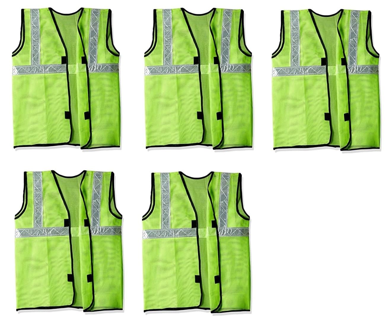 Reflective Jacket Men | High Visibility Jacket | Construction Work Jacket | Green Safety Jacket | Industrial Safety Jacket | Safety Construction Jacket | Safety Jacket for Labour (Pack of 5) (B0D6ZDZ6V1) Amazon Price History, Amazon Price Tracker
