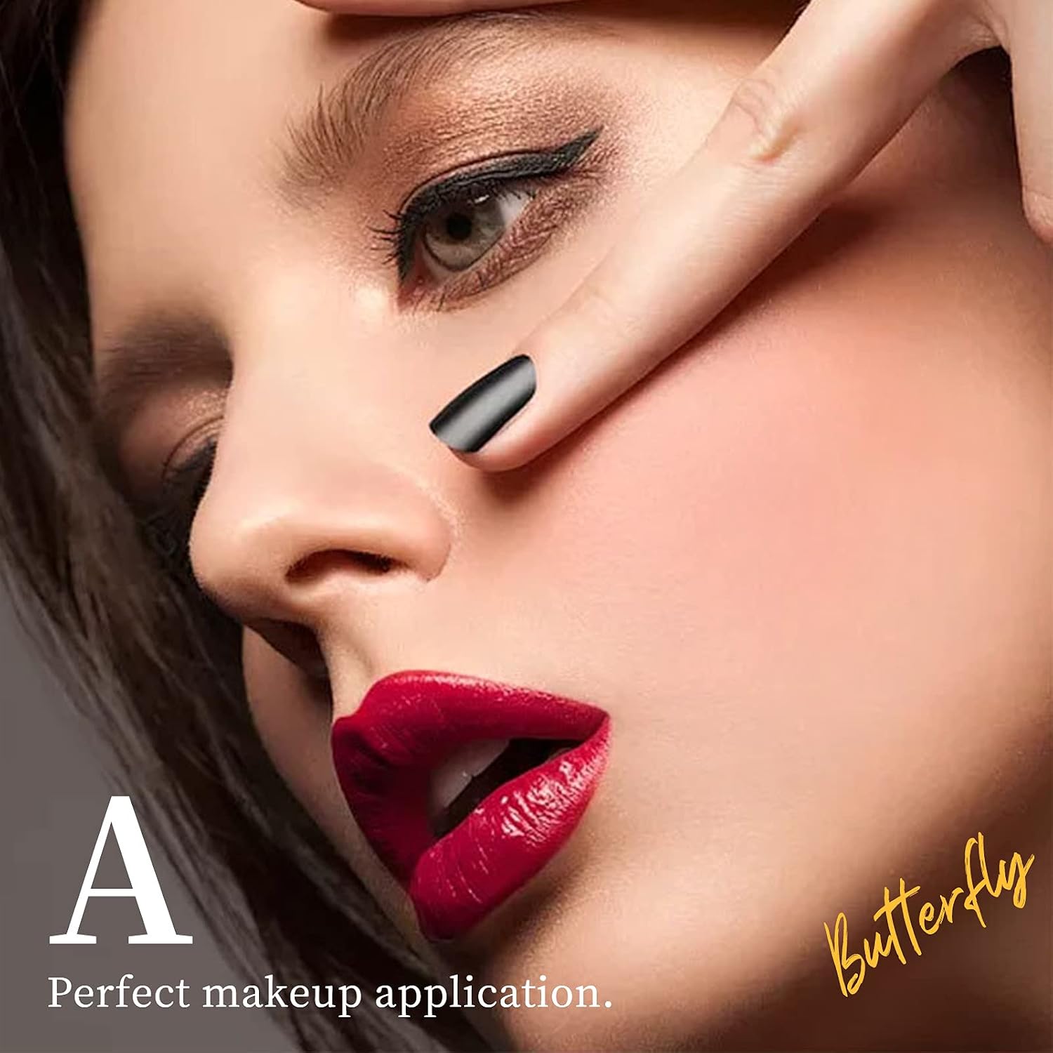 Erinde Butterfly Eyeshadow Palette Makeup, Matte Shimmer Metallic Eye Makeup, Highly Pigmented, Naturing-Looking - Image 5
