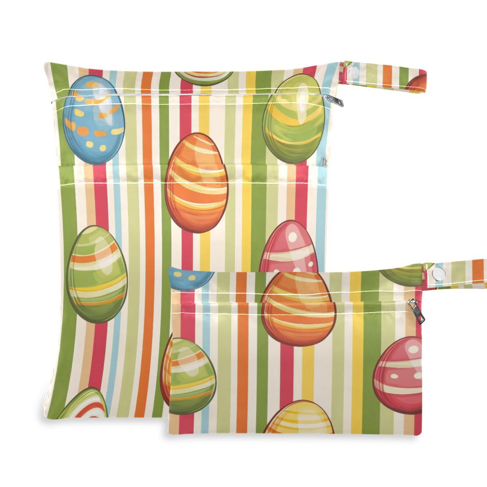 Msyxl 2pcs Wet Dry Bag for Baby Cloth Diapers, Waterproof Reusable Mjayodi3mdmwawvhc21zmgvvsm1y Wet Bag with Two Zippered Pockets Washable Pool Gym Travel Bag for Clothes