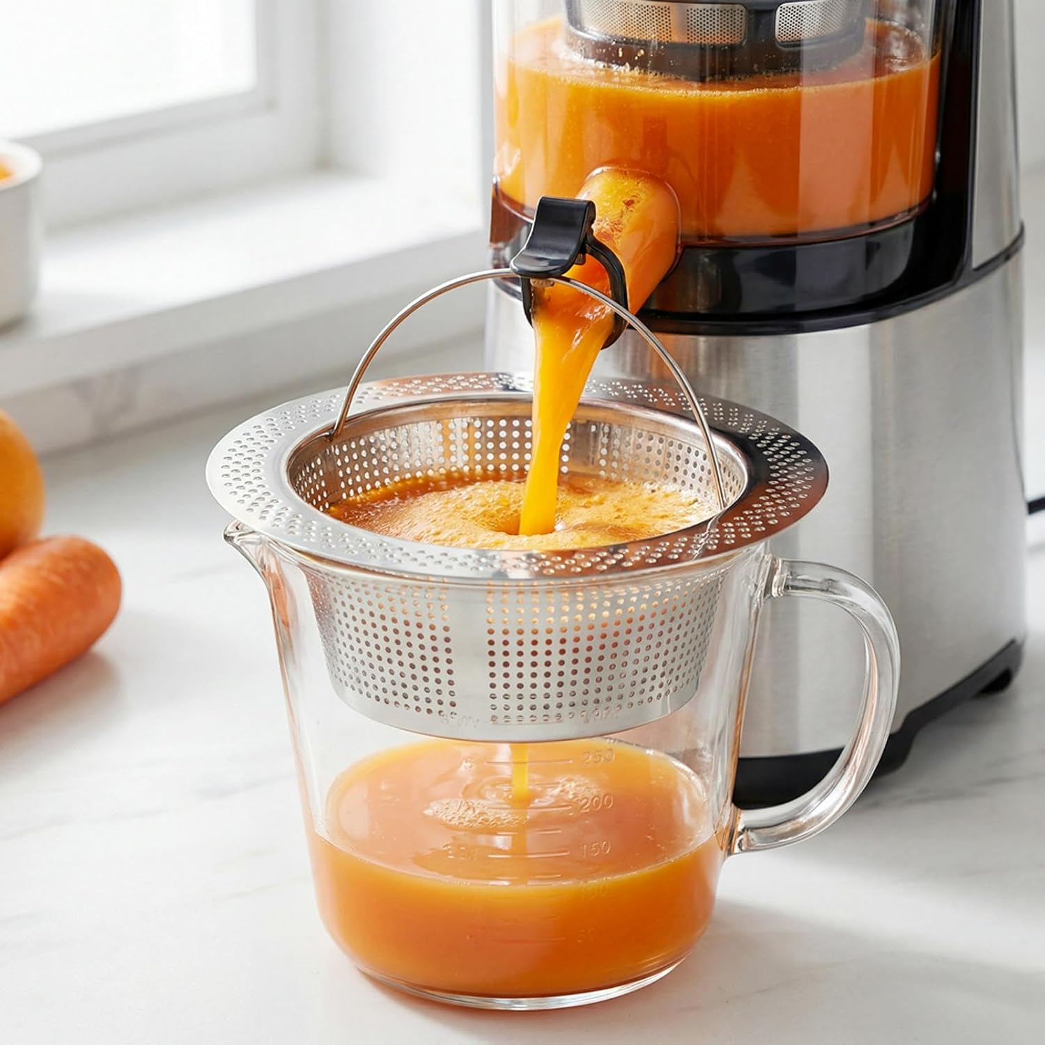 Juicer Strainer for Nama J2 Cold Press Juicer, Pulp Strainer for Juicing