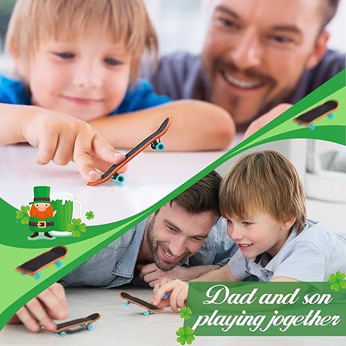 Miniatura 5 de Civaner Paquete de 10 patinetas para el día de San Valentín para niños, con caja y accesorios de repuesto, mini kit de juguete coleccionable para