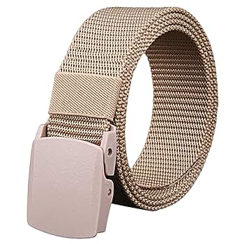 【w】nylon belt OVY kaja 小物 w nylon belt ovy kaja Striped Woven Belt with Crocodile