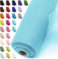 Vista 64 de Rollos de tela de tul blanco de 54 pulgadas por 20 yardas, perno de carrete de tutú para decoración de bodas, falda tutú de baby shower, envoltura