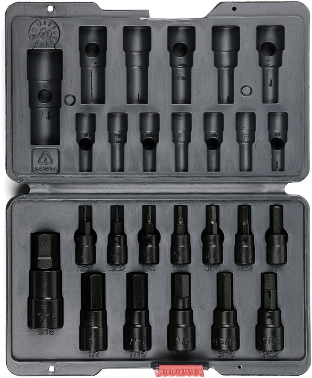 Protorq Hex Bit Socket Set, 13 Pieces, SAE