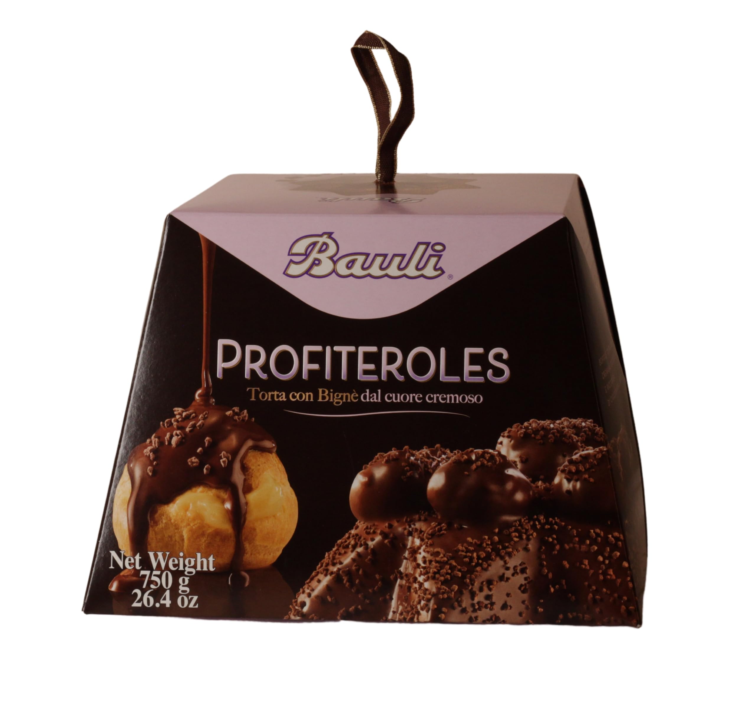 Bauli Pandoro Profiteroles mit Schokolade italienischer Hefekuchen 750 gr