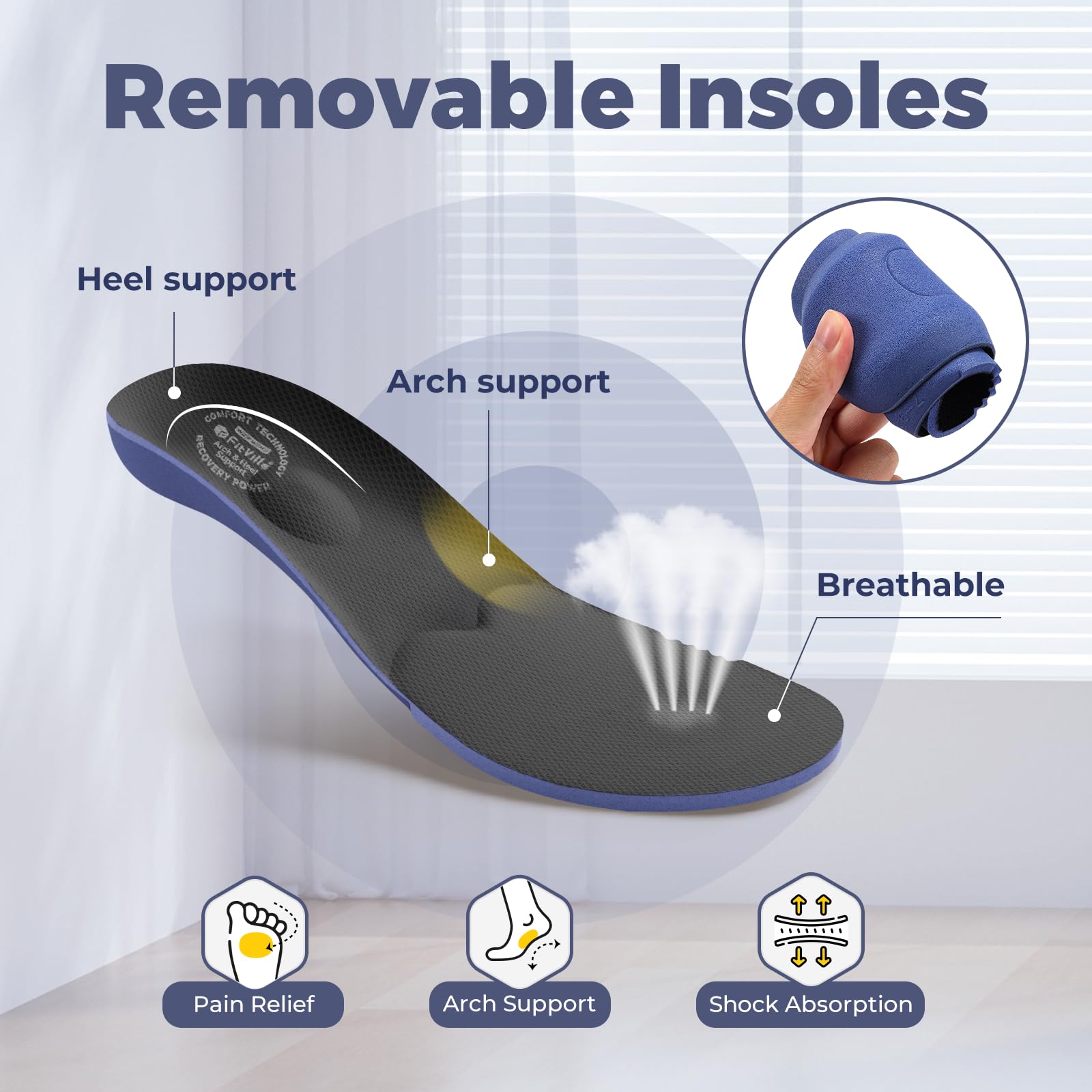 FitVille Diabetiker Schuhe Herren Extra Weit Gesundheitsschuhe mit Klettverschluss Senioren Orthopädische Schuhe Hausschuhe Walkingschuhe Schwarz Braun Gr.40-50