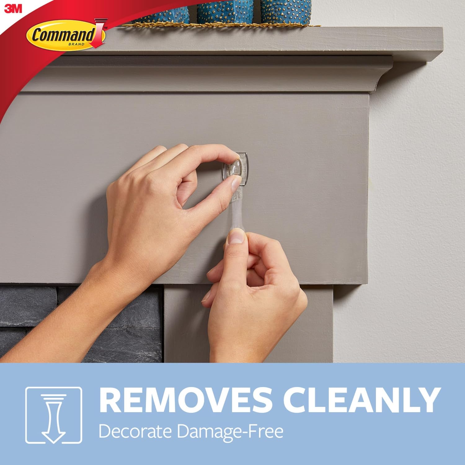 Command Limited Edition Mini Hooks [Removable]: 6-pack (Citron)
