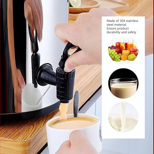 Miniatura 3 de Dispensador de bebidas aislado, dispensador de bebidas frías y calientes, dispensador de bebidas frías y calientes de acero inoxidable 304,