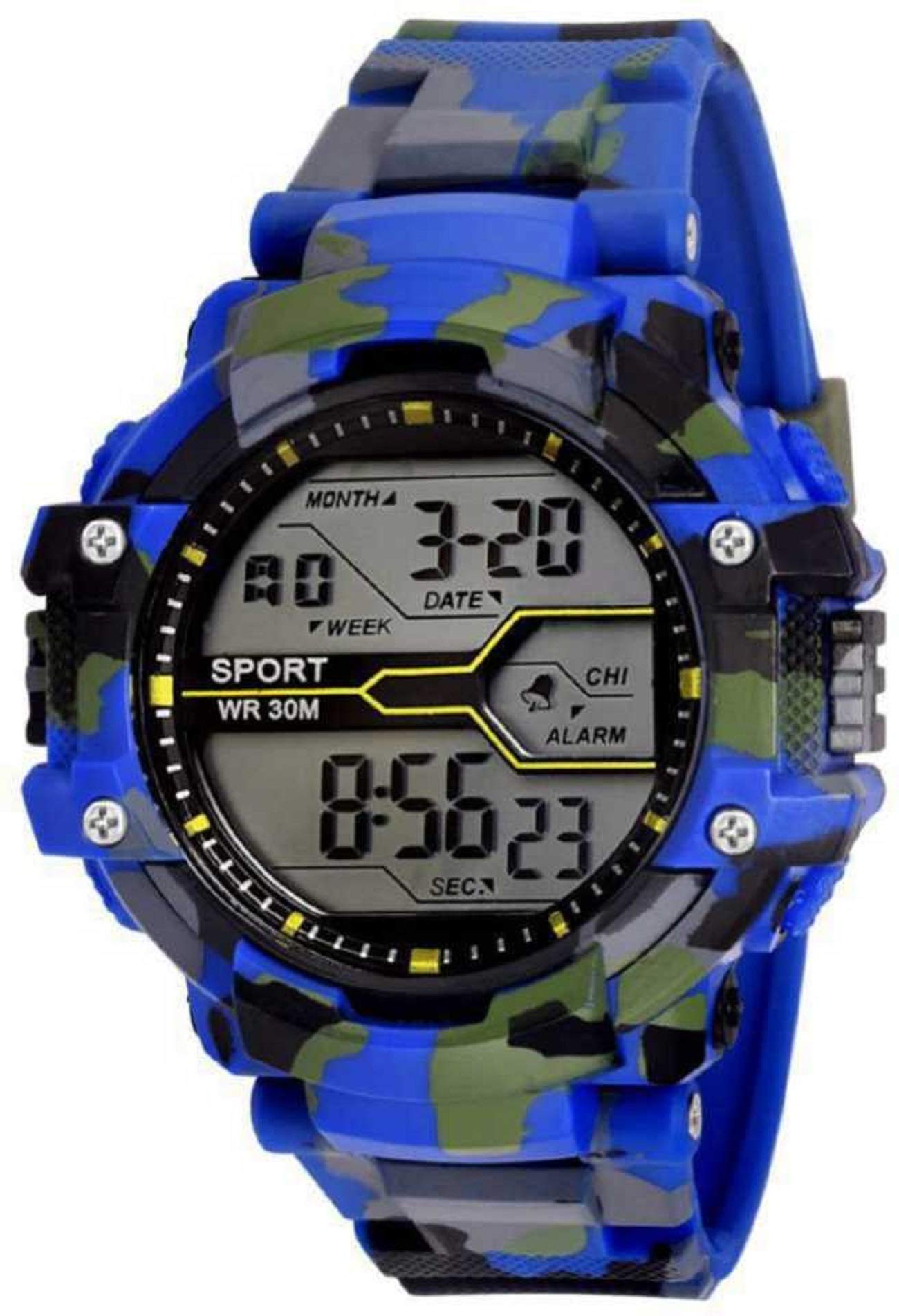 ZUPERIA Digital Army Sports Watch for Boys & Men (Blue) (B08372T67J) Amazon Price History, Amazon Price Tracker