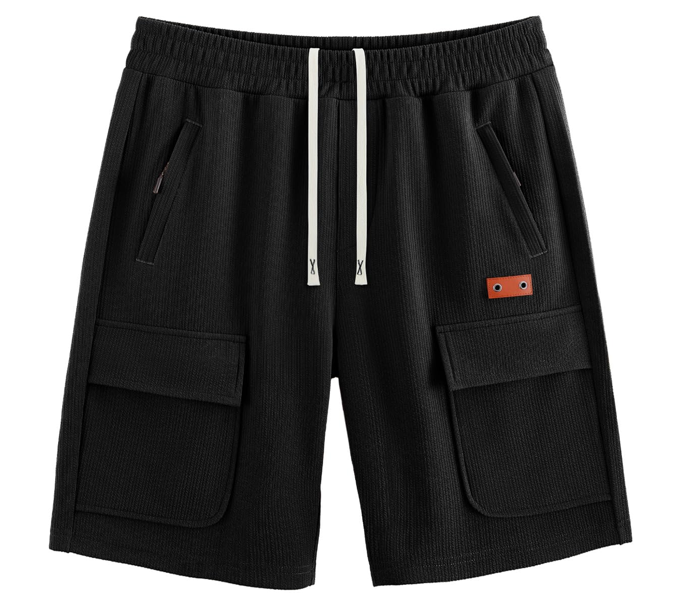 APTRO Kurze Hosen Herren Shorts mit Reißverschlusstasche Freizeitshorts Elastische Taille