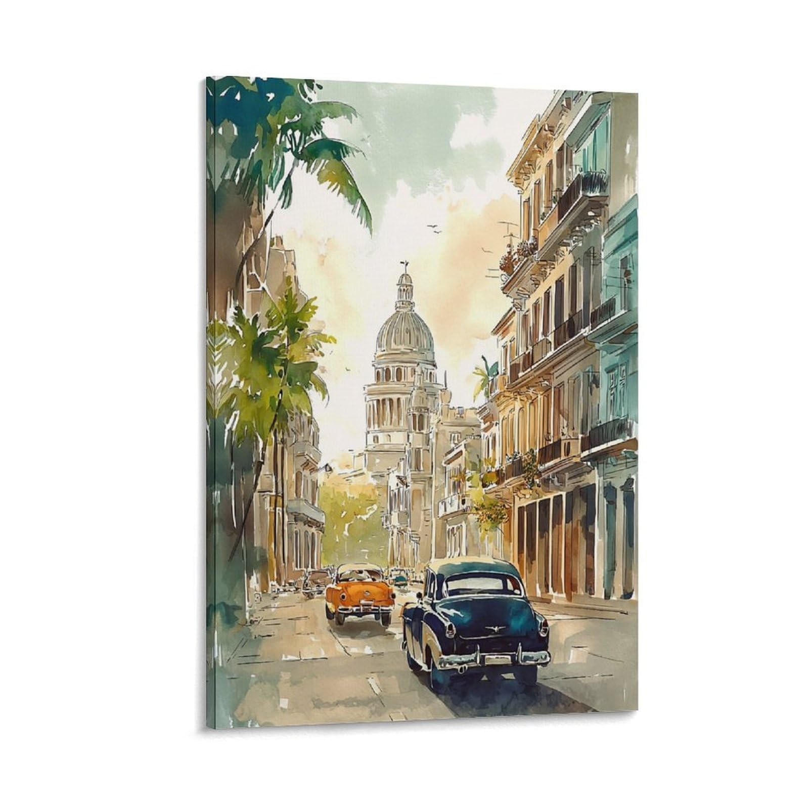Phoenix 24x36inch(60x90cm) Vintage Travel Poster Watercolor Canvas Art