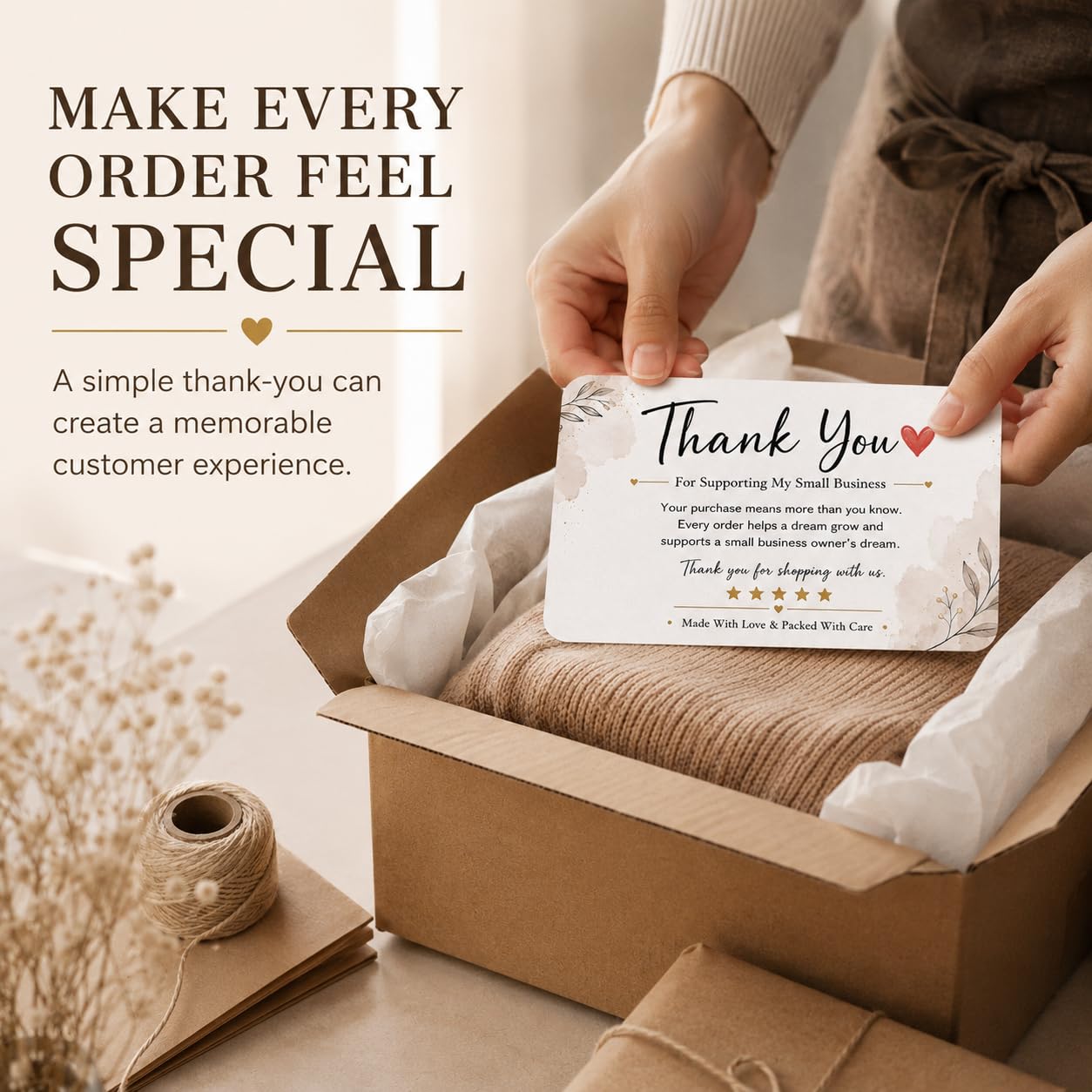 Thank You Cards for Small Business - 100 Pack -7